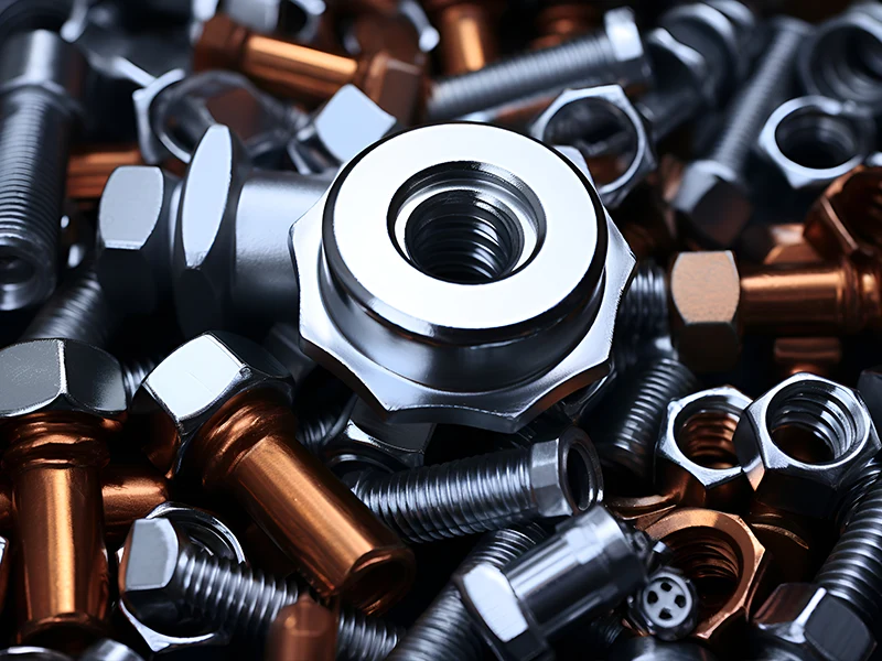 Hexagonal connection nut - strict requirements for precision machining of parts