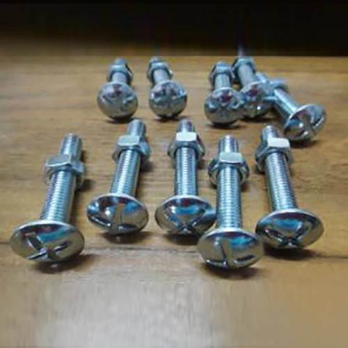 A307 GR A White Zinc Roofing Bolt with Hex Nut Assembled