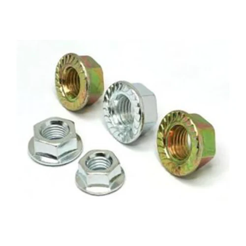Zinc Plated White Yellow DIN6923 Hex Flange Nut